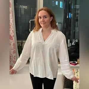 SOLD - White Lace Blouse